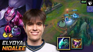 Elyoya Jungle Nidalee Build Night Harvester Dark Harvest - LOL EUW 13.9