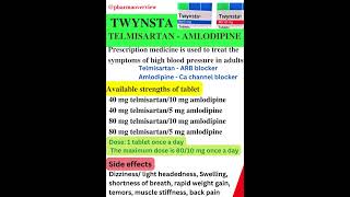 Telmisartan - Amlodipine tablet to treat BP#shorts