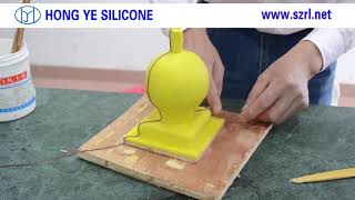 Hongye silicone Flash during mold making Mold video