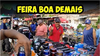 FEIRA DE TROCA EM SANTA RITA TAVA BOA E TINHA NOVIDADES A FEIRA TA CRESCENDO