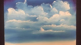 #56. how to paint easy clouds (acrylic)