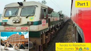 Kerala to Rajasthan | Train Travel Vlog | Marusagar Express | Part-1