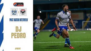 DJ Pedro - FC Isle of Man (h) | Post Match Interview | Bury FC