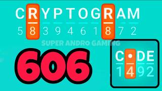CRYPTOGRAM 606