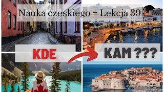 Kurs języka czeskiego - Lekcja 39