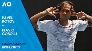 Pavel Kotov v Flavio Cobolli Highlights | Australian Open 2024 Second Round