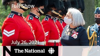 CBC News: The National | Mary Simon sworn in, Tropical Storm Nepartak, Reaching the unvaccinated