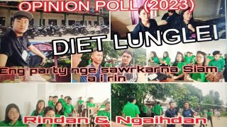 PUBLIC OPINION POLL (2023) LUNGLEI DIET TRAINING LAI TE NGAIH DAN !!