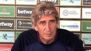 Manuel Pellegrini Full Pre-Match Press Conference - West Ham v Norwich - Premier League