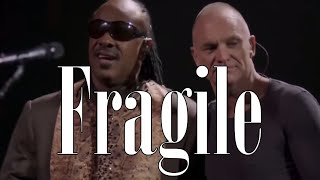 Stevie Wonder & Sting - Fragile [English & French On-Screen Lyrics]