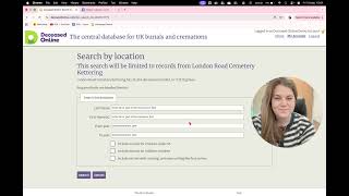 Deceased Online Tutorials 2 – Location Search