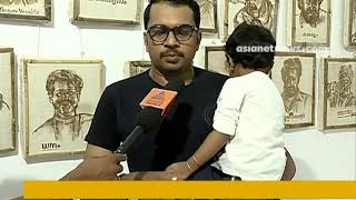 Showcasing the portraits of Mohanlal characters ; 'Sparsham' expo begins at Thrissur