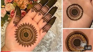 Unique and Stylish gol tikki mehndi design|mandala mehndi design 2025|ramadan special mehandi design