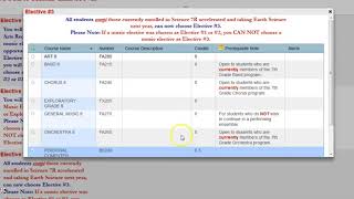 Entering Course Requests Via the Parent Portal