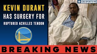 Kevin Durant has SURGERY for ruptured Achilles tendon | Injury reaction | CBS Sports HQ
