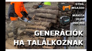 Generációk ha találkoznak - kuglizás Nőtincs I. #akku #stihl #makita #chainsaw #timber