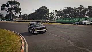 Finally took BLCKMAGIC @killarney_internationalraceway.  #golfmk1  #nvus #stance #carlifestyle