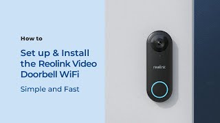 How to Set up \u0026 Install Reolink Video Doorbell WiFi