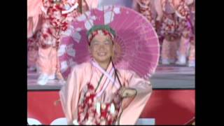 ２００７よさこい祭り　後夜祭　「上町よさこい鳴子連」