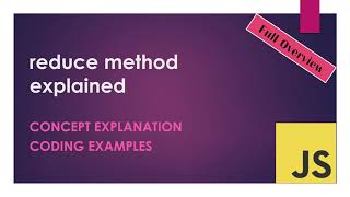 The JavaScript Array reduce method explained - JavaScript Tutorial