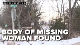 Body of missing Quincy woman located in northeast Missouri