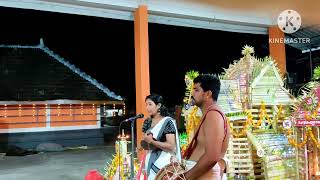 അയ്യപ്പൻ വിളക്ക് മഹോത്സവം. ഭഗവാന്റെ കിർത്തനം. രാവിലെ കേൾക്കാൻ