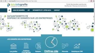 Tutoriel pas-à-pas du site DataInfogreffe