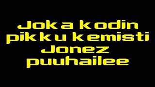 Kemisti-Jonez - Tuoremehuviina