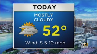 Meteorologist Meg McNamara has your Tuesday morning forecast