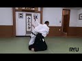 「合気道龍」座り技正面打ち正面入り身投げ（一）aikido ryu suwari waza shomen uchi shomen iriminage 1