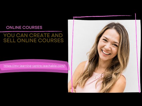 You can create and sell online courses and online courses