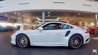 2017 Carrara White Porsche 911 Turbo S 580 hp @ Porsche West Broward