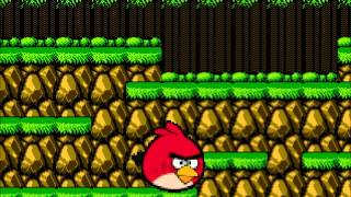 Angry Birds 憤怒鳥挑戰魂斗羅世界第1關 Red Bird Challenge Contra Stage 1 (NES)