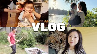 She's Vlog.9 双职工带娃，只能送day care了😭角角，我们已经为你想好你的奥运之路了！💪