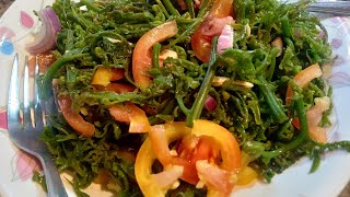 Vegetable Salad - Ensaladang Pako (Edible Fern Recipe) | Fresh, healthy and yummy | Mama Mer Kusina