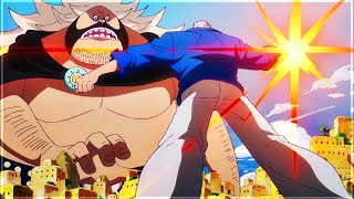 Garp ONE PUNCHED Sanjuan Wolf / Vasco Shot vs Garp Fight Scene | One piece episode 1121[English Sub]