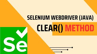 Selenium clear method in Java | FullStackSDET