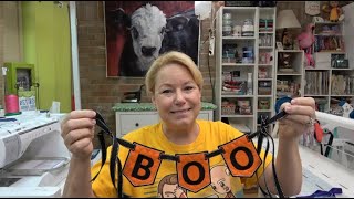 Let's Make Cute Home Dec Machine Embroidery ITH Buntings and Banners!  Embroidery Tutorial