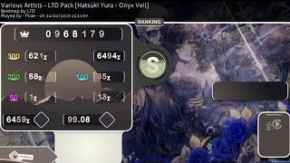 [Osu!MANIA] LTD pack - Onyx Veil 6459x 99.08% 968k FC choke #11