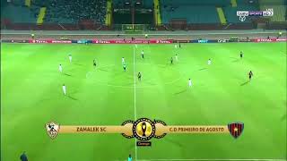 ملخص مباراة الزمالك المصري و بريميرو دي اوجوستو 2-0  مباراة مجنونة ZSC VS CDA