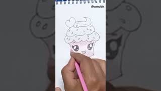 Ice Cream Drawing Tips - From A Pro #shorts #youtubeshorts #art #satisfying #trending
