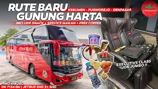 BUS PENDATANG BARU DI JALUR KEBUMEN-PURWOREJO-DENPASAR‼️😍 Trip Po Gunung Harta 7134 Part 1