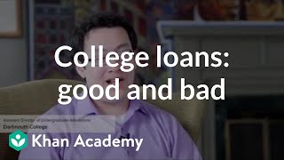 Benefits and drawbacks of college loans