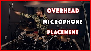 How To Setup Drum Overheads - Spaced Pair Microphone Placement