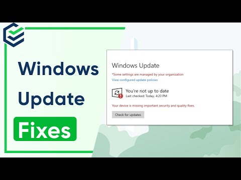 Your Device is Missing Important Security and Quality Fixes | Full Windows Update Troubleshoot 2023