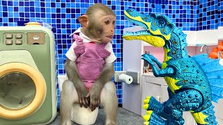 Smart Bim Bim goes to toilet, dinosaurs so funny