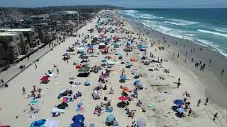 mission beach july 4 2021 drone aerial footage