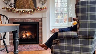 Cozy Christmas Decor Ideas | 1790 Colonial Cottage Farmhouse