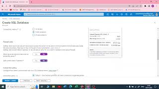 Azure SQL Database deployment in Azure SQL Server