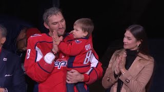 Alex Ovechkin’s 700th Career Goal Ceremony